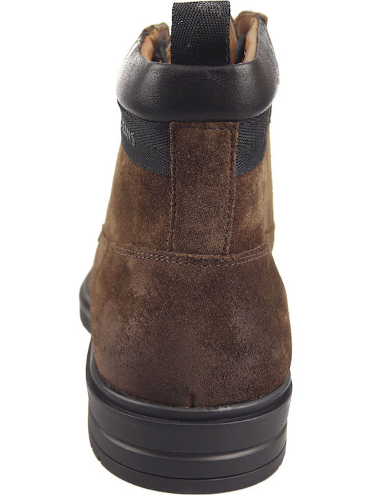 Thomas Flex Suede Καφέ Ανδρικά Μποτάκια