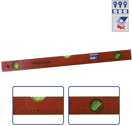 WorkPro 600008.0012 Нивелир Алуминиев 60бр с 3 Очи