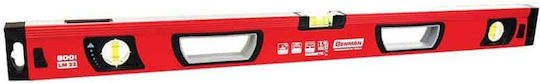 Benman LM33 70976 Нивелир Алуминиев Магнитен 80бр с 3 Очи