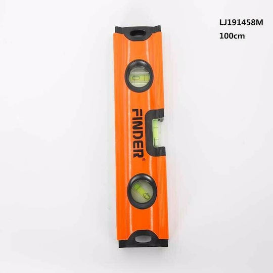 Finder 191458 Wasserwaage Aluminium Magnetisch 10cm mit 3 Augen