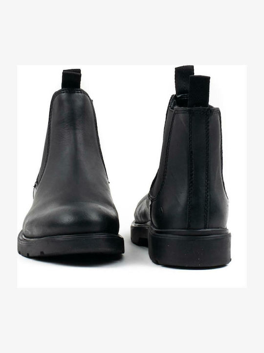 Ghete Chelsea Leather Black Chelsea Boots