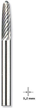 Dremel Cutter Bit Carbide for Metal \ Wood \ Plastic 3.2mm x 3.2mm