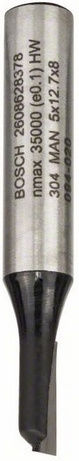 Bosch Fräser für Nuten Cutter Bit zur Nutgestaltung in Holz 5mm x 51mm x 8mm