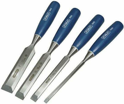 Stanley Skewed Chisel with Plastic Handle 4pcs