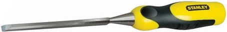 Stanley Dynagrip Skewed Chisel 14mm with Plastic Handle