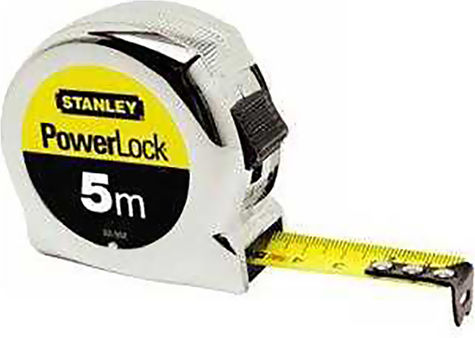 Stanley Powerlock Tape Measure with Auto-Rewind 19mm x 5m