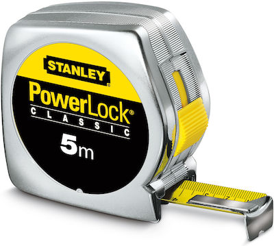 Stanley Tape Measure with Auto-Rewind 19mm x 5m