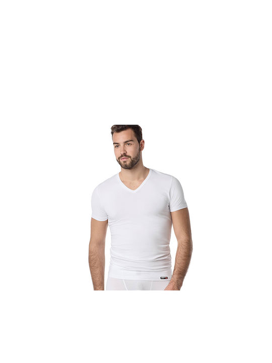 Vamp Men's Short Sleeve Undershirts White 2Pack