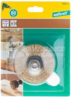 Wolfcraft Drill Wire Brush 80mm 2265000