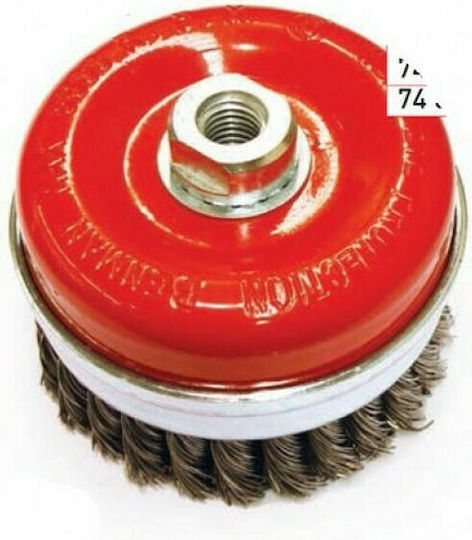 Benman Angle Wheel Wire Brush 65mm Braided Bell Μ14 74317