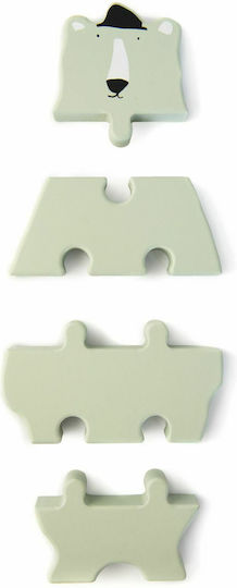 Holz Kinderpuzzle Mr Polar Bear 4pcs Trixie