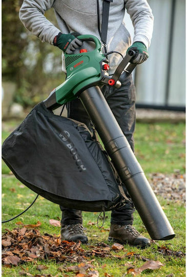 Bosch Universal GardenTidy 2300 Листосъбирач / Издухвател Чанта за ръка Електрически 2300W с регулиране на интензитета & Максимална Скорост на Въздуха 285км/ч
