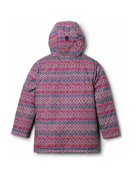 Kinderjacke Kurz mit Kapuze Mehrfarbig