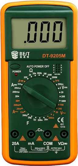 Best BST-9205M Digitales Multimeter mit AC / DC / Kapazitätsmessung