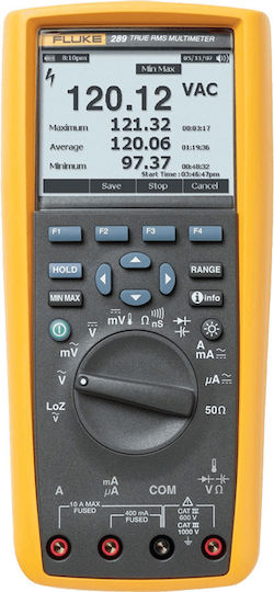 Fluke 289 Multimetru digital RMS real cu Măsurare AC / DC / Rezistență / Capacitate / Temperatură