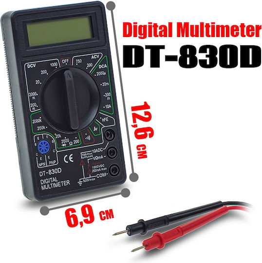 Finder Ψηφιακό Πολύμετρο Τσέπης με Buzzer με Μέτρηση AC / DC / Αντίστασης 215661