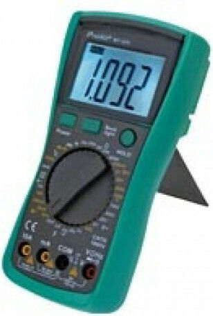 Proskit Digitales Multimeter mit Summer mit AC / DC / Widerstand / Kapazität / Temperaturmessung MT-1270