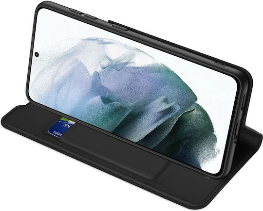Dux Ducis Skin Pro Book Synthetic Leather Black (Galaxy S21 FE)