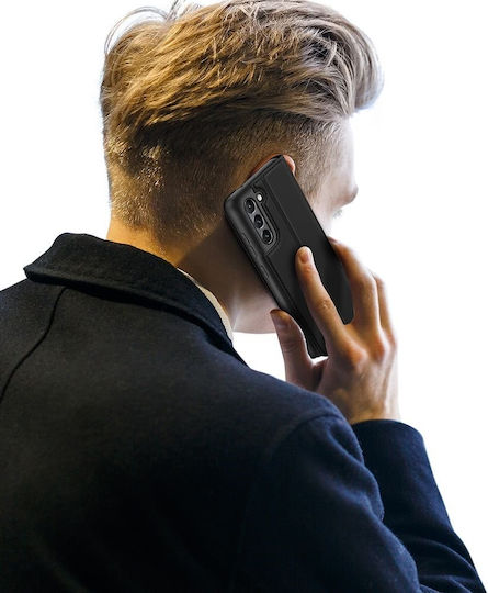 Dux Ducis Skin Pro Book Synthetic Leather Black (Galaxy S21 FE)