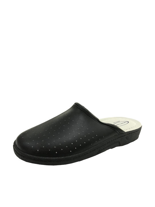 Max Relax Herren Anatomisch Clogs Schwarz