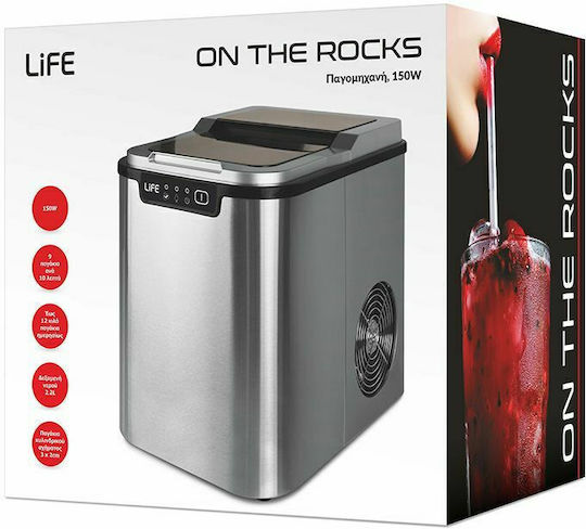 Life On Rocks Παγομηχανή με Ημερήσια Παραγωγή 12kg