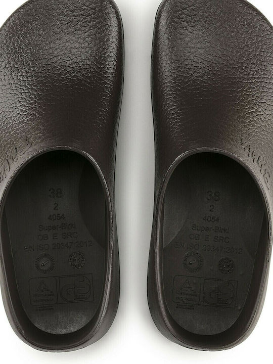 Birkenstock Super Birki Ανατομικά Σαμπό Καφέ