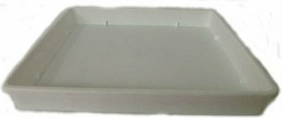 Viomes Linea 592 Plate Pot Plastic White 25x25cm