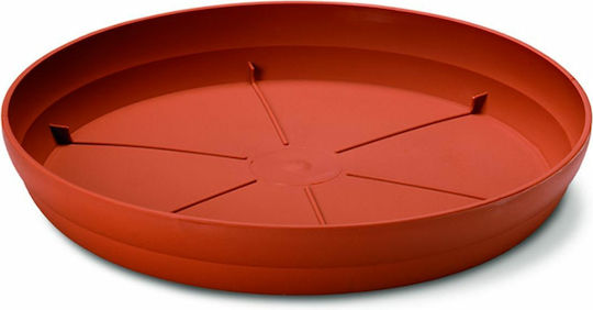 Atmosphera Plastic Orange Pot Plate 27x27cm 10.04.0243
