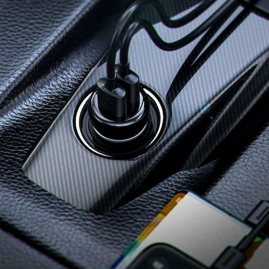 Baseus FM Transmitter Αυτοκινήτου S-16 με Bluetooth / USB / MicroSD / AUX