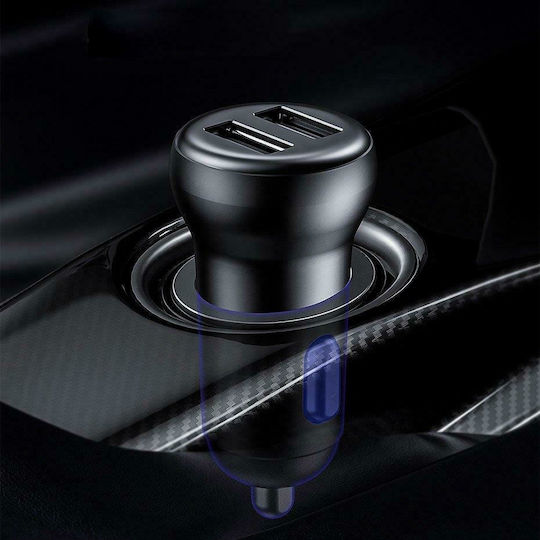 Baseus FM Transmitter Αυτοκινήτου S-16 με Bluetooth / USB / MicroSD / AUX