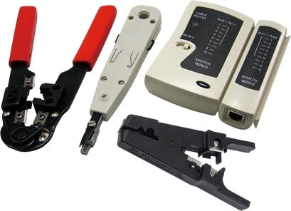 LogiLink Tool Casket with 4 Network Repair Kit