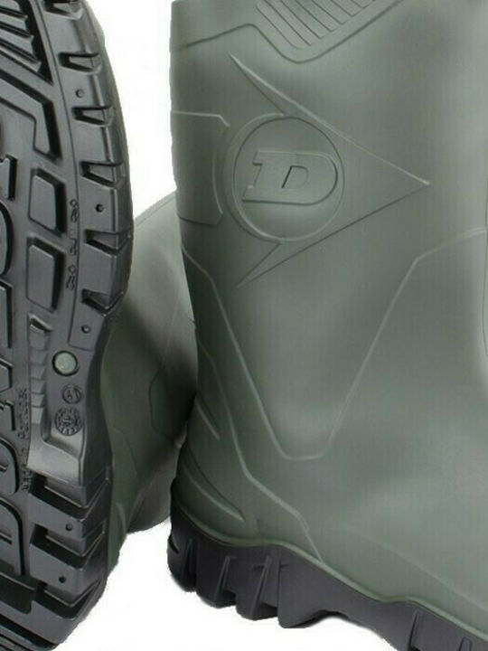 Dunlop Dane Cizme de protecție Cizme de Siguranță Genunchi Verzi