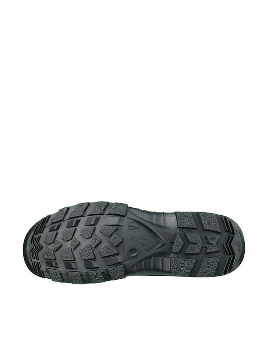Zak Non-Slip Work Wellies Tibia with Fur Black