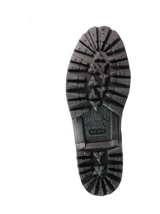 Galaxy Africa Αντιολισθητικές Unisex Γαλότσες Εργασίας Γονάτου Μαύρες