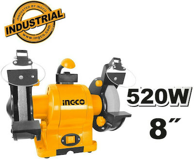 Ingco Δίδυμος Τροχός BGL85201 με Ισχύ 520Watt