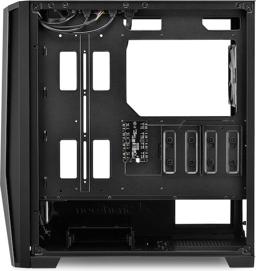 Sharkoon TG7M RGB Gaming Midi Tower Computer Case with Side Window Black