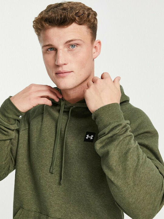 Rival Sweatshirt Fleece with Hood Khaki