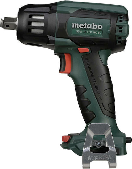 Metabo SSW 18 LTX 400 BL Brushless Impact Wrench Battery 18V Solo with Socket 1/2"