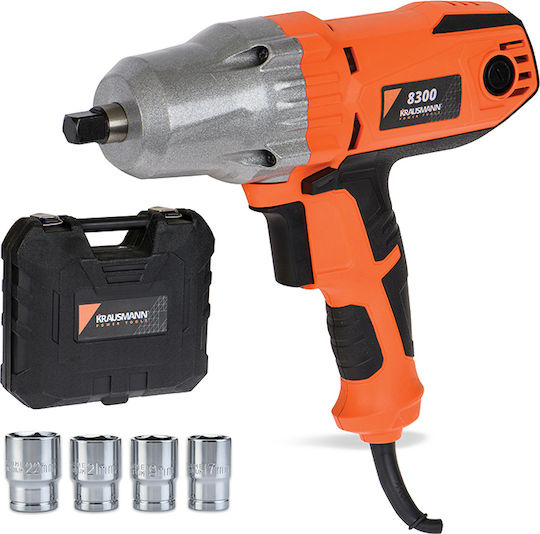 Krausmann 8300 Καρυδακια 17 19 Μπουλονόκλειδο Ρεύματος 450W με Υποδοχή 1/2"