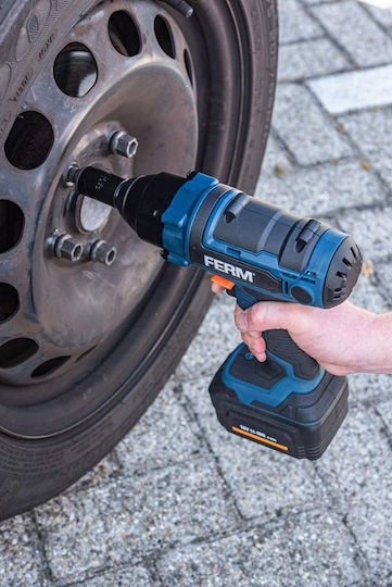 Ferm CDM1127 Impact Wrench Battery 18V 1x4Ah with Socket 1/2"