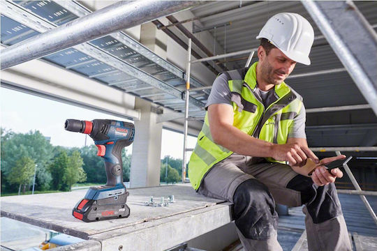 Bosch GDX 18V-200 C Μπουλονόκλειδο Μπαταρίας 18V Solo με Υποδοχή 1/2" & 1/4"