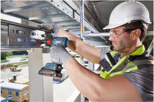 Bosch GDX 18V-200 C Μπουλονόκλειδο Μπαταρίας 18V Solo με Υποδοχή 1/2" & 1/4"