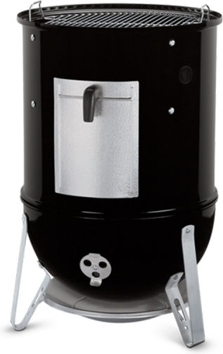 Weber Smokey Mountain Stainless steel Charcoal Grill with Lid and Thermometer 47cmx47cm