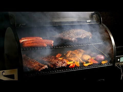Traeger Ironwood Pellet Grill Pelletgrill mit Räuchergerät 76cmx48cm