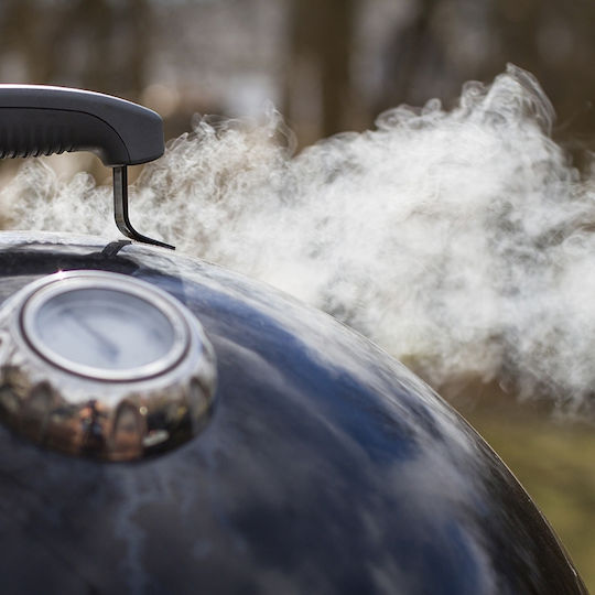 Weber Smokey Mountain Cooker Inox Grătar cu Cărbuni cu Capac și Termometru 57cmx57cm