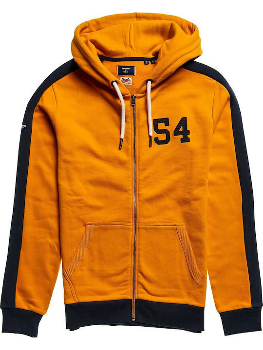 Yellow Hooded Cardigan