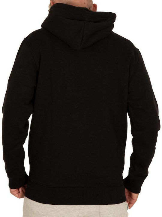 Φούτερ με Κουκούλα Black/Red