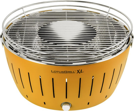 LotusGrill Stainless steel Portable Charcoal Grill Kettle with Lid 40.5cmx40.5cm