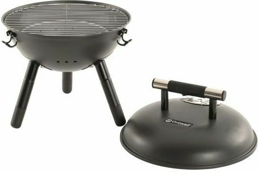Outwell Calvados M Grill Portable Charcoal Grill Kettle with Lid 36.5cmx36.5cm