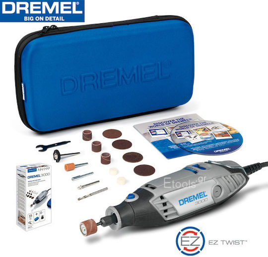 Dremel 3000-15 Περιστροφικό Πολυεργαλείο 130W με Ρύθμιση Ταχύτητας